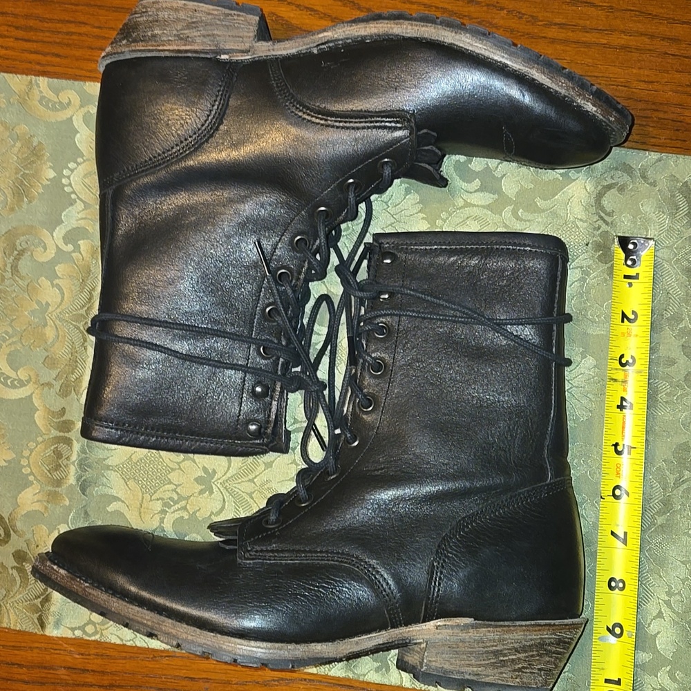 Vintage Shoe Company Kiltie Riding Boot - Picture 7 of 15